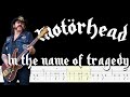 Motörhead – In the name of tragedy bass (Bass Tabs | Notation)  @ChamisBass  #chamisbass
