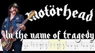 Motörhead – In the name of tragedy bass (Bass Tabs | Notation)  @ChamisBass  #chamisbass