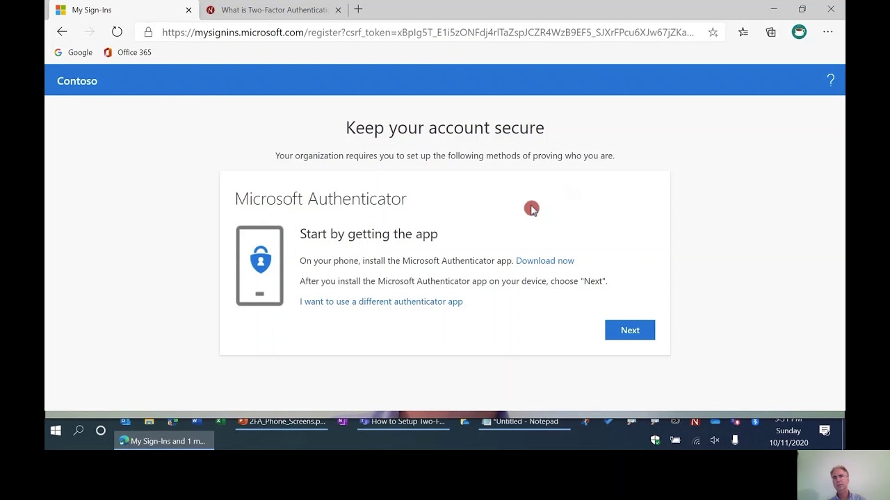 two factor authentication microsoft vpn service