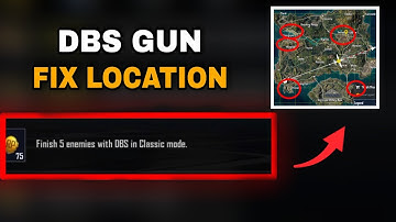 Finish 5 Enemies With DBS in Classic Mode | DBS Gun Location in Pubg / Bgmi