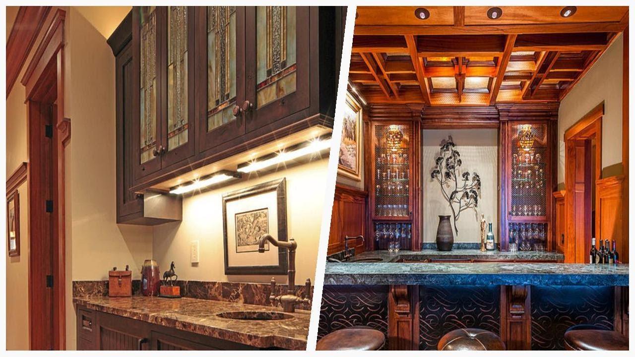75 Small Craftsman Home Bar Design 🔴 - YouTube