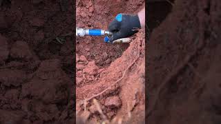 New Pressure Valve Underground Installation #diggingfun #cashacme #letmeknowifyouseethistag