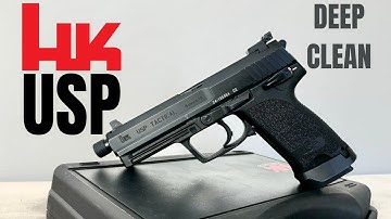 HK USP TACTICAL DEEP CLEAN AND BREAKDOWN (4K VIDEO)