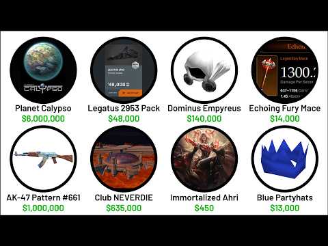 Every Ridiculously Expensive Gaming Items Explained