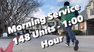 Valet Trash - Day in life of a morning property trash collection 🏃🏾‍♂️🛻🦺 #valettrash