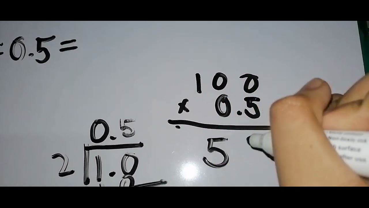 Tutorial on how to Convert Fraction to Decimal to Percentage - YouTube
