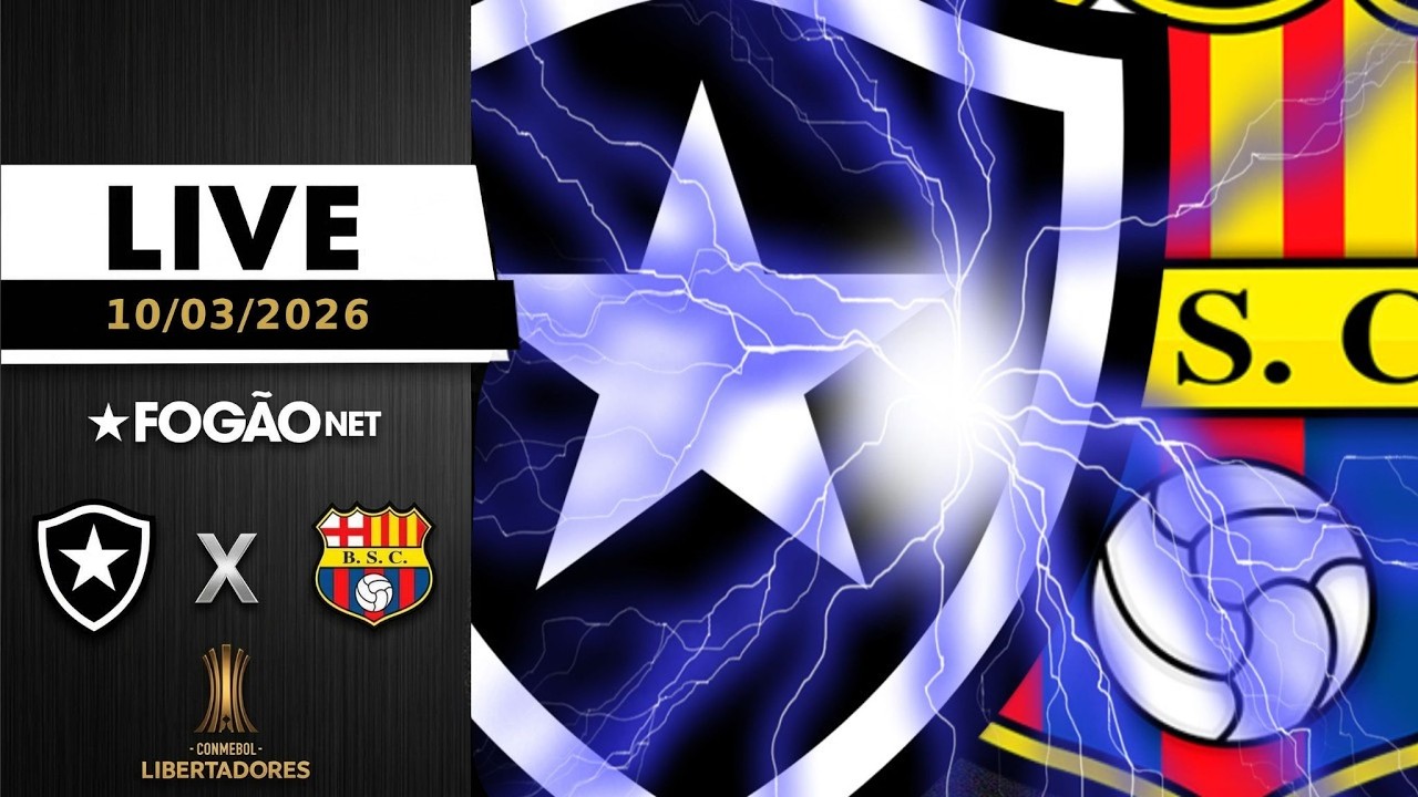 FOGÃONET LIVE: BOTAFOGO X BARCELONA-EQU (PRÉ-JOGO) | JOGO DE VOLTA DA 3ª FASE DA COPA LIBERTADORES