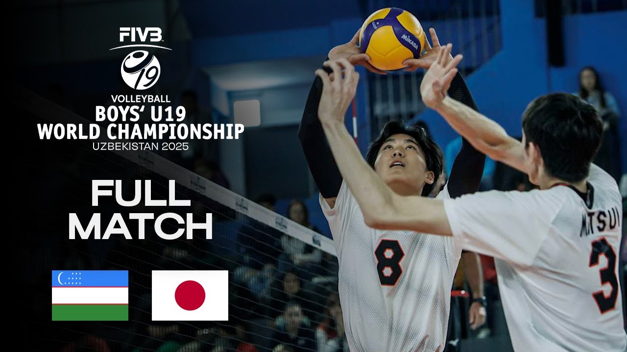Uzbekistan vs. Japan - Ranking 19-20 | Boys' U19 World Champs 2025 - Full Match