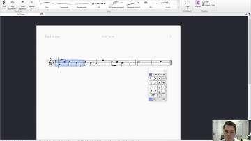Writing a Melody on Sibelius