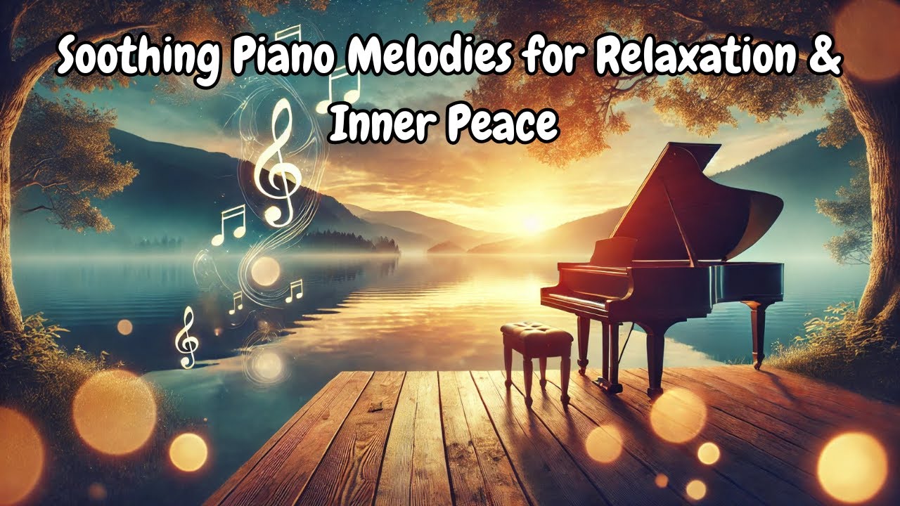 Soothing Piano Melodies 🍃 Stress Relief & Healing Music for Deep ...