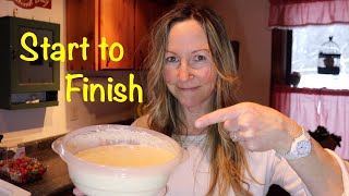 Sourdough Starter in 7 days ~ How to Make it at Home