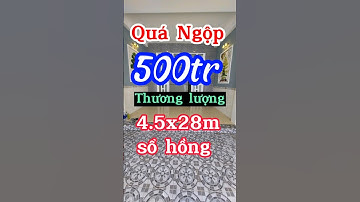 Ngộp thở bán nhà cấp 4, 4.5x28m 500tr thương lượng /Bán nhà bình chánh/nhà giá rẻ SG