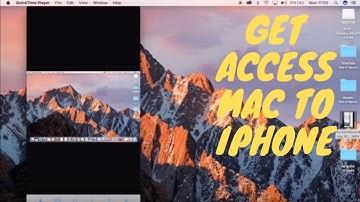 How to  Remote access your Mac with your I phone .