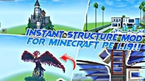 Instant structure mod for minecraft 1.19 #minecraft #mod #video #! #addon