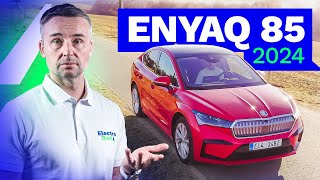Škoda Enyaq 2024: Vyšší výkon, větší dojezd, nový software a cena? | Electro Dad # 618