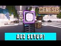 SETTING UP AE2 SYSTEM - FTB GENESIS MINECRAFT EP:17