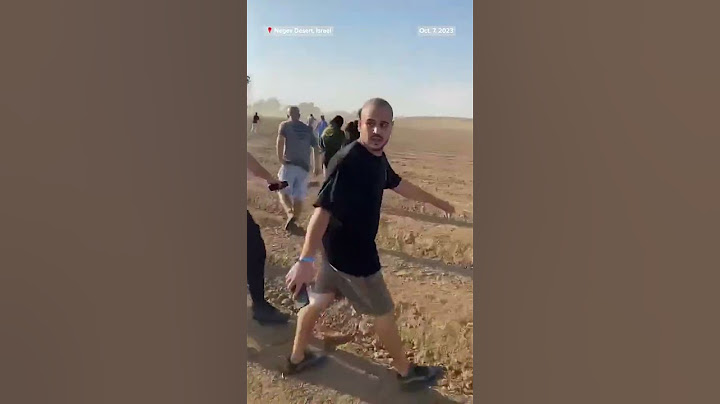 Inside the music festival Hamas gunmen attacked and took hostages from