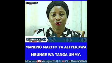 MAKUNDI TUACHE WANATANGA TUHESHIMU MAAMUZI YA TUME YA UCHAGUZI UUMY MWALIMU 