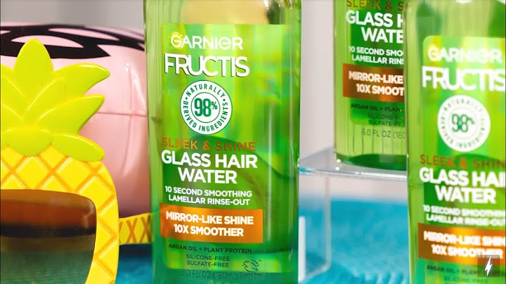 Garnier fructis sleek & shine leave in conditioning cream