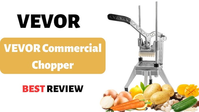 VEVOR Commercial Chopper Commercial Vegetable Chopper with 4 Blades Fruits  Dicer