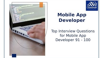 Top 10 Mobile App Developer Interview Questions and Answers For 2025 | Part 60