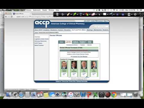 ACCP Government and Professional Affairs Website Guide