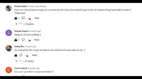 Download bulk images at once using the URL link in excel  in folder of your own Audio version