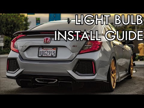 2016+ Honda Civic (10th Gen) | Interior - Dome Lights, Map Lights, and Reverse Lights Install Guide