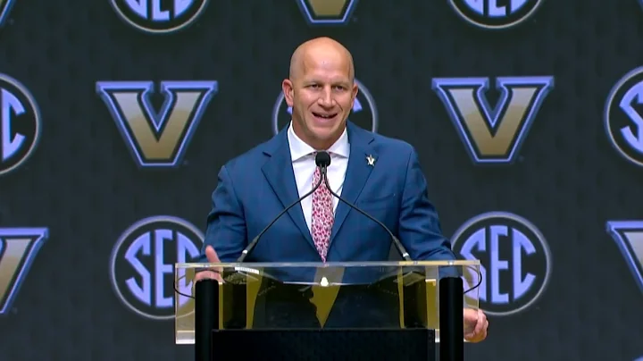 Clark Lea takes the podium at SEC Media Days 2025