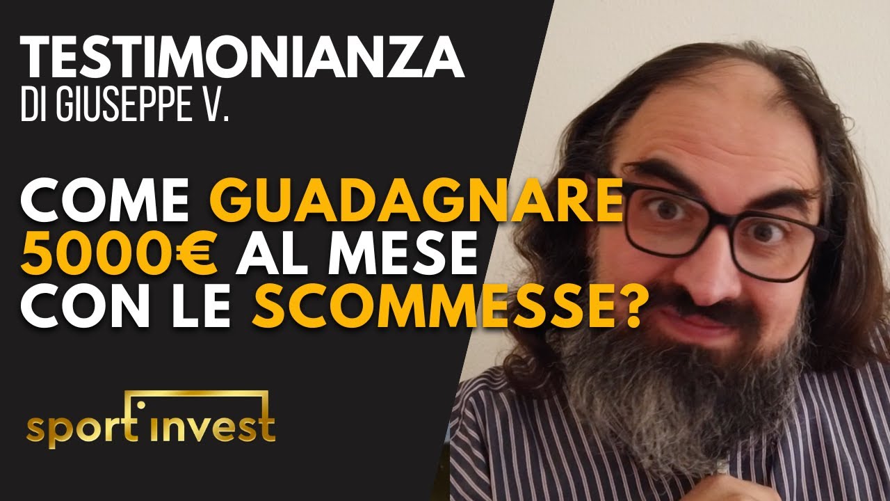 Come Guadagnare 5000 euro al mese con le scommesse costantemente