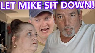 LISAS HAULS FORCES HUSBAND TO STAND FOR ENTIRE VIDEO