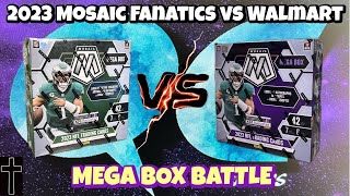 2023 Mosaic Football Mega Box Battle | Fanatics Exclusive vs Walmart!