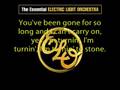 elo- turn to stone(with lyrics)