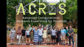 Advanced Computational Research Experience for Students - ACRES REU