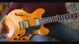 Hamer Echotone Aztec Gold over Flame Maple Semi-Hollow Part 1