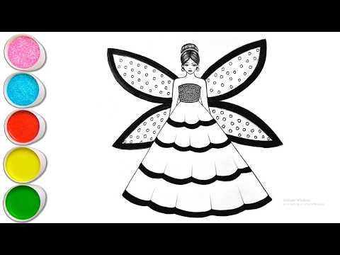 How to draw a Girl with fairy dress | Easy drawing step by step | Pencil sketch for for beginners - YouTube How to draw a Girl with fairy dress | Easy drawing step by step | Pencil sketch for for beginners - YouTube