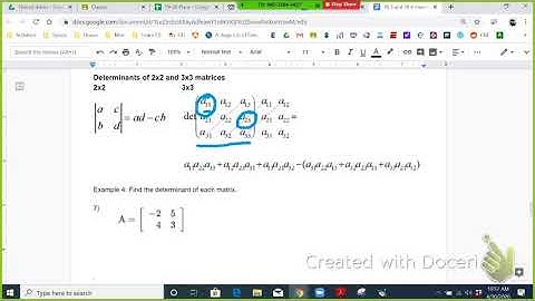 (10.3 & 10.4 Alg 2) Inverse Matrices and Determinants Part 5 of 5