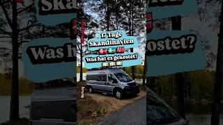 Das kosten 💵 17 Tage Skandinavien 🇩🇰🇸🇪🇳🇴 mit dem CamperVan 🚐