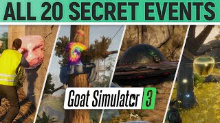 Goat Simulator 3 - All 20 Secret Events