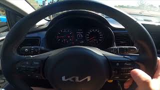 How to Check and Reset Driver Attention Warning Level in Kia Rio IV ( 2017 - now )