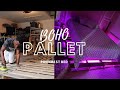 Amazing DIY HOW TO BUILD A QUEEN SIZE PALLET BED!! Simple, Fun & BEGINNER FRIENDLY!!