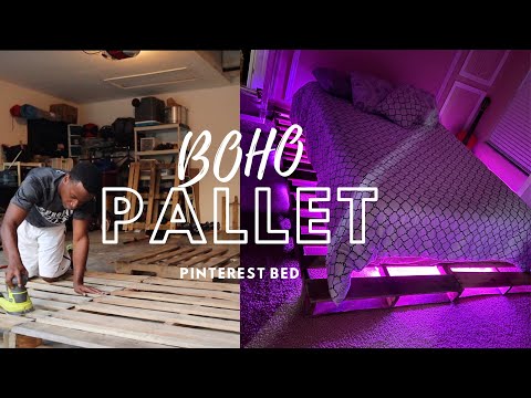Video: Pallet Bed (71 Mga Larawan): Kung Paano Gumawa Ng Isang Dobleng Kama Ng Papag Gamit Ang Iyong Sariling Mga Kamay Sunud-sunod Na Master Class, Backlit At Sa Istilong Loft
