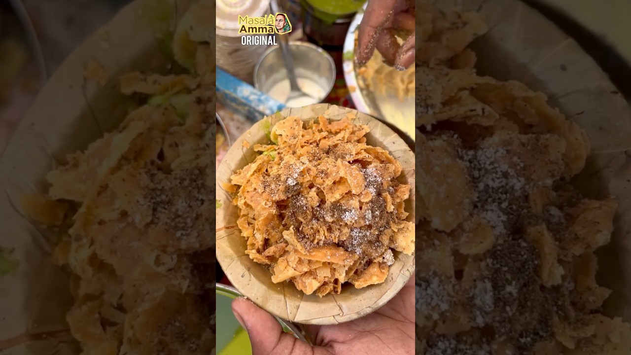 Boy selling Street food paapadi chaat in Kanpur 🤪 #shorts #streetfood #chaat #shortvideo #kanpur