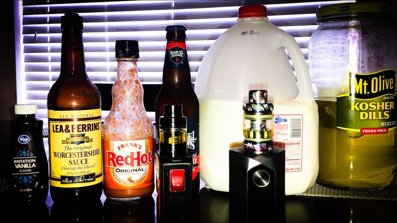 Vape Challenge With Condiments