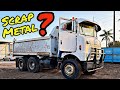 Scrapped old caterpillar v8 diesel dump truck  will it run  work