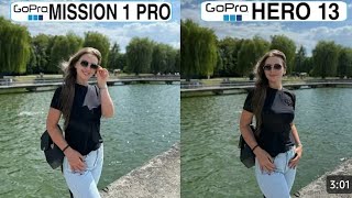 GOPRO Mission 1 Pro Vs GOPRO Hero 13 Black Camera Test Comparison