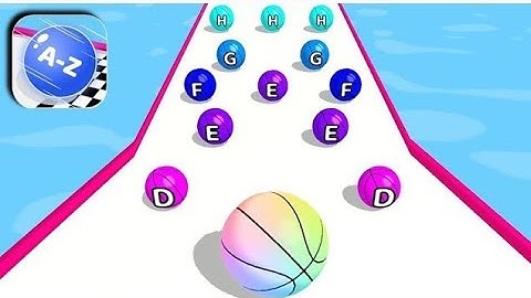 A-Z Run Gameplay All Levels iOS, Android Walkthrough Mobile Relaxing Games Big Update Max Level HGTQ