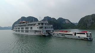 Passing by another cruise ship in Halong Bay, Vietnam, Sep 8th 2026