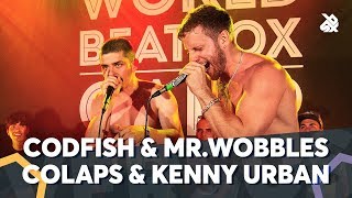 CODFISH \u0026 MR.WOBBLES VS COLAPS \u0026 KENNY URBAN |  WBC TAG TEAM BATTLE | Semi Final