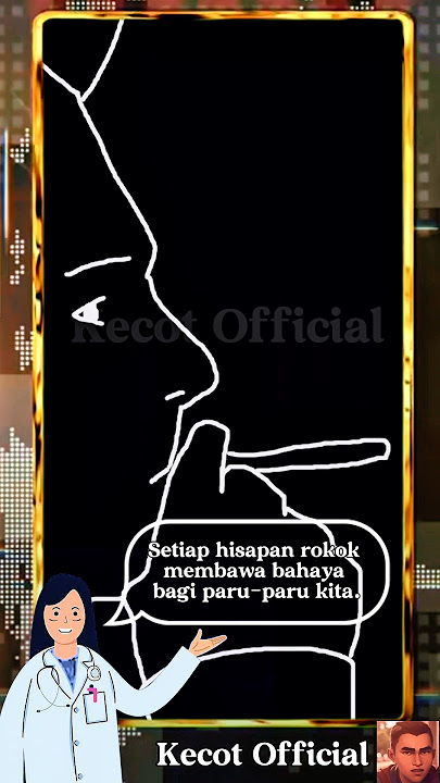 Rokok? || lihat kondisi paru-paru